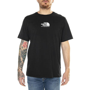 M S/S Fine Alpine Equipment Tee3 - EU Tnf Black - Maglietta Girocollo Uomo Nera NF0A87U3JK31  THE NORTH FACE 