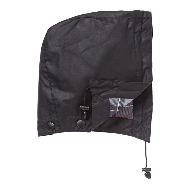 Waxed Black Detachable Hood MHO0004-BK91-FW21  BARBOUR 