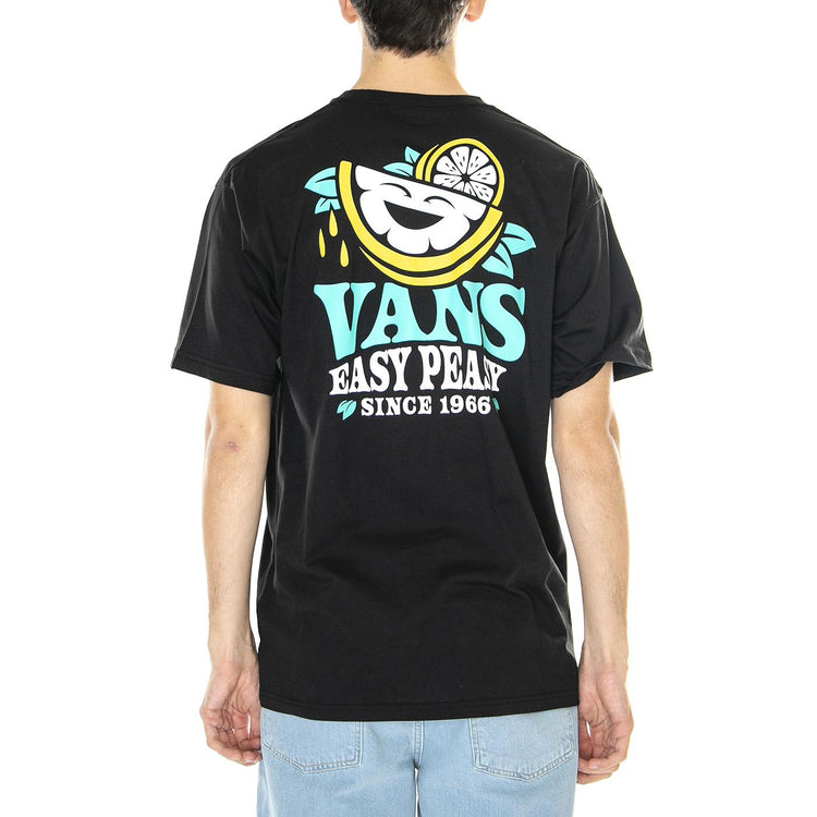 M' Easy Peasy S/S Tee Black - Maglietta Girocollo Uomo Nera VN0006CZBLK1  VANS 