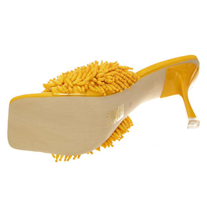 Beaded-Me Yellow Patent Pu+Beads - Sandali Donna Arancioni JCSJC-927-21-5-YEL  JEFFREY CAMPBELL 