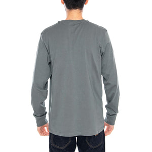 L/S Pocket T-Shirt Velvet Green - Maglietta Girocollo Maniche Lunghe Uomo Verde I030437 3GDXX CARHARTT WIP 