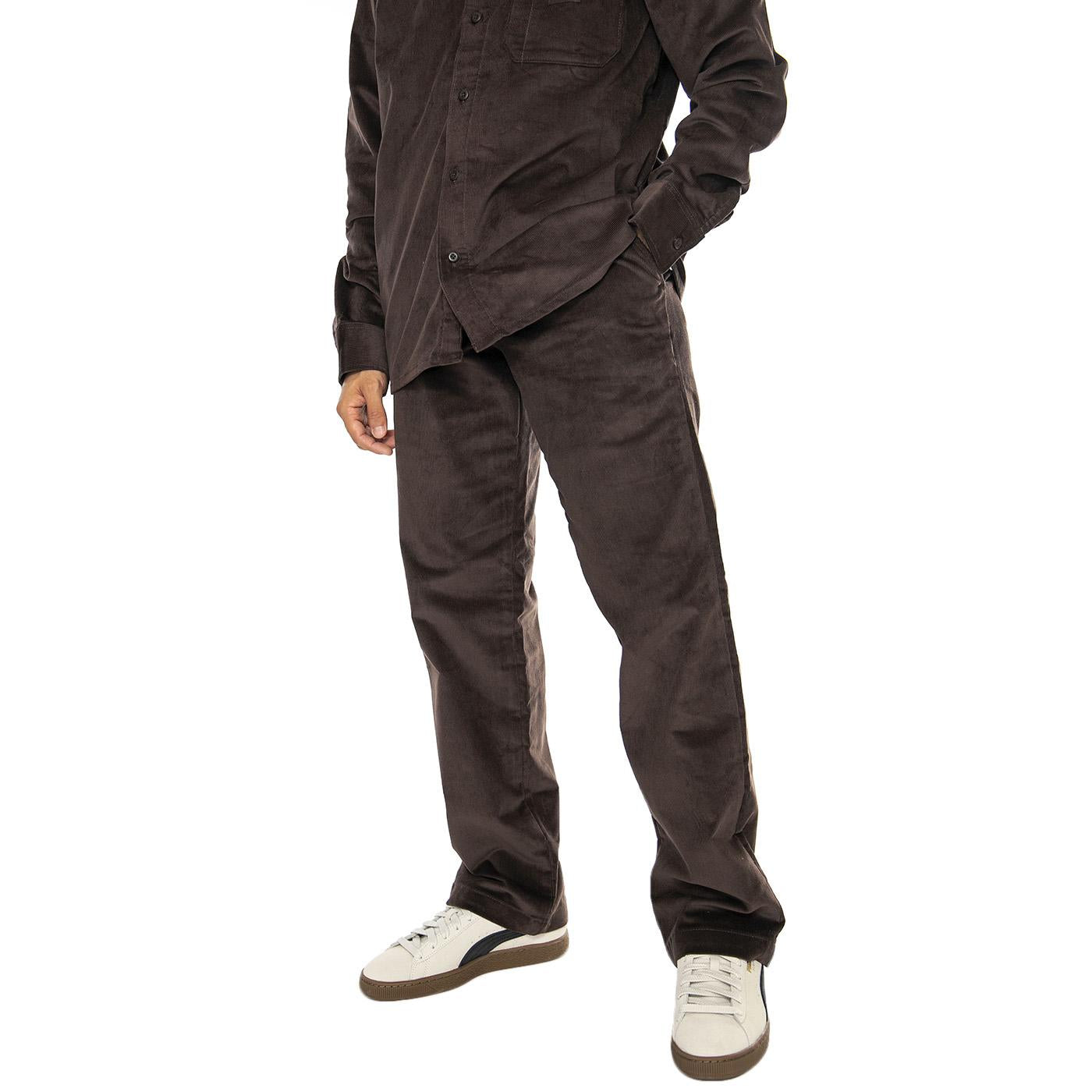Corduroy 874 Pant Chocolate Brown - Pantaloni in Velluto Uomo Marroni DK0WPR220CB1  DICKIES 