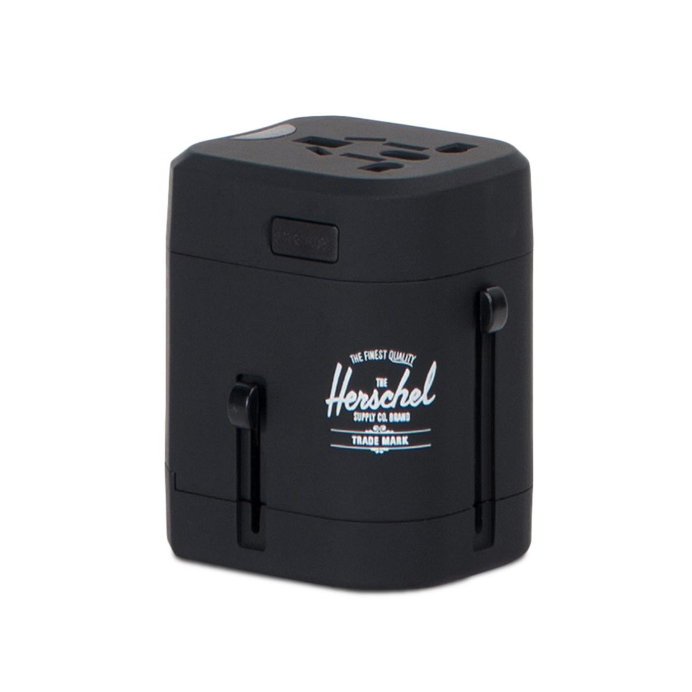 Travel Adapter Black - Adattatore da Viaggio Nero 10523-00001-OS  HERSCHEL 