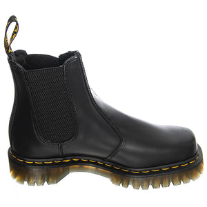2976 Bex Squared Black Polished Smooth - Stivaletti Profilo alla Caviglia Donna Neri 27888001  DR.MARTENS 