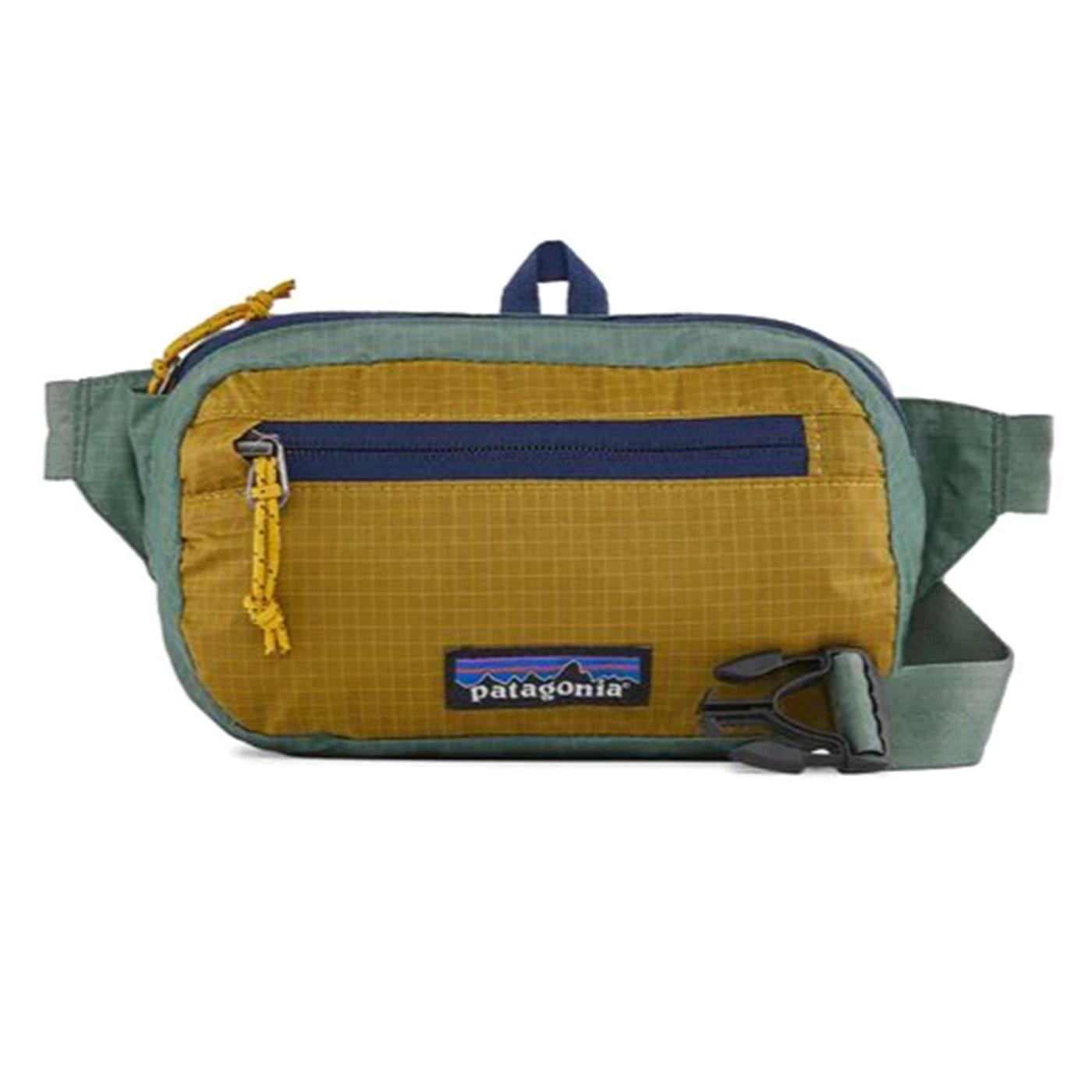 Ultralight Black Hole Mini Hip Pack Hemlock Green - Marsupio Verde 49447-HMKG  PATAGONIA 