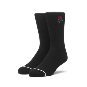BG ROSE CREW SOCKS BLACK 118814_4  HUF 