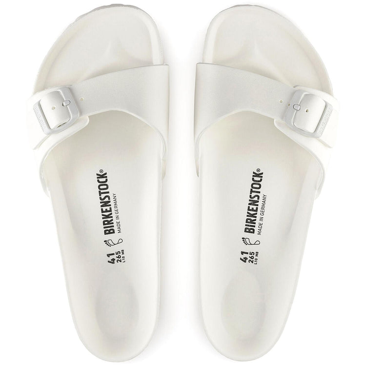 Womens Madrid EVA White Sandals - Narrow Fit 128183  BIRKENSTOCK 