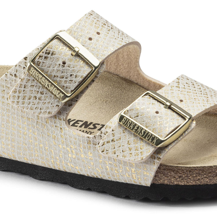 Arizona Microfibre Sandals - Shiny Python / Eggshell - Sandali Donna Multicolore - Calzata Stretta 1019374  BIRKENSTOCK 