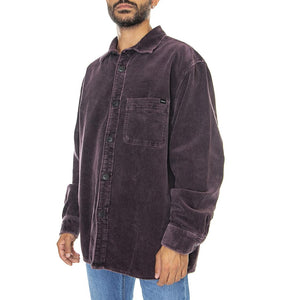 Ander Shirt Raisin - Camicia Uomo in Velluto Viola I031083.1AG.06.-1AG.06  EDWIN 