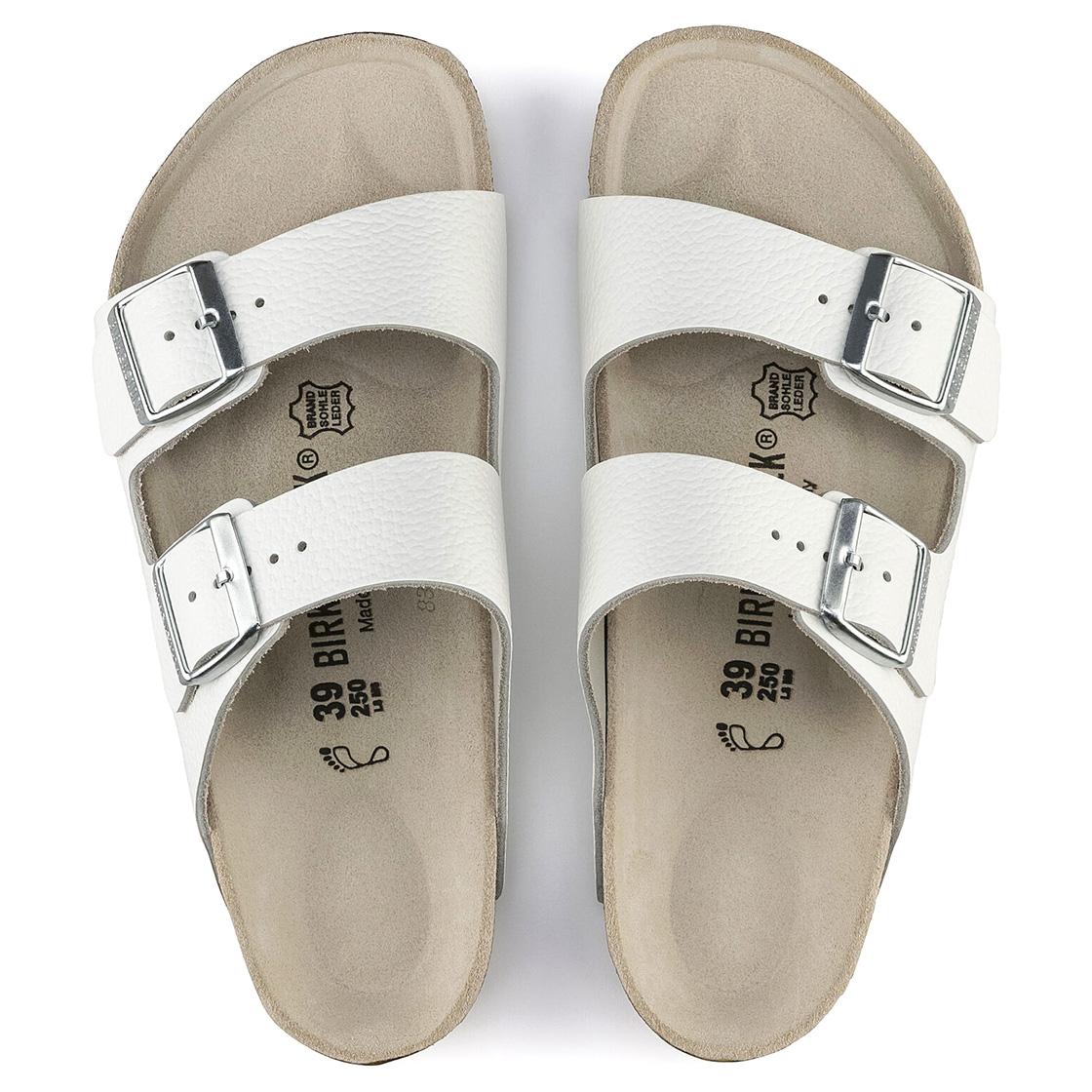 Arizona - Sandali Uomo Bianchi - Calzata Regolare 051133 . BIRKENSTOCK 