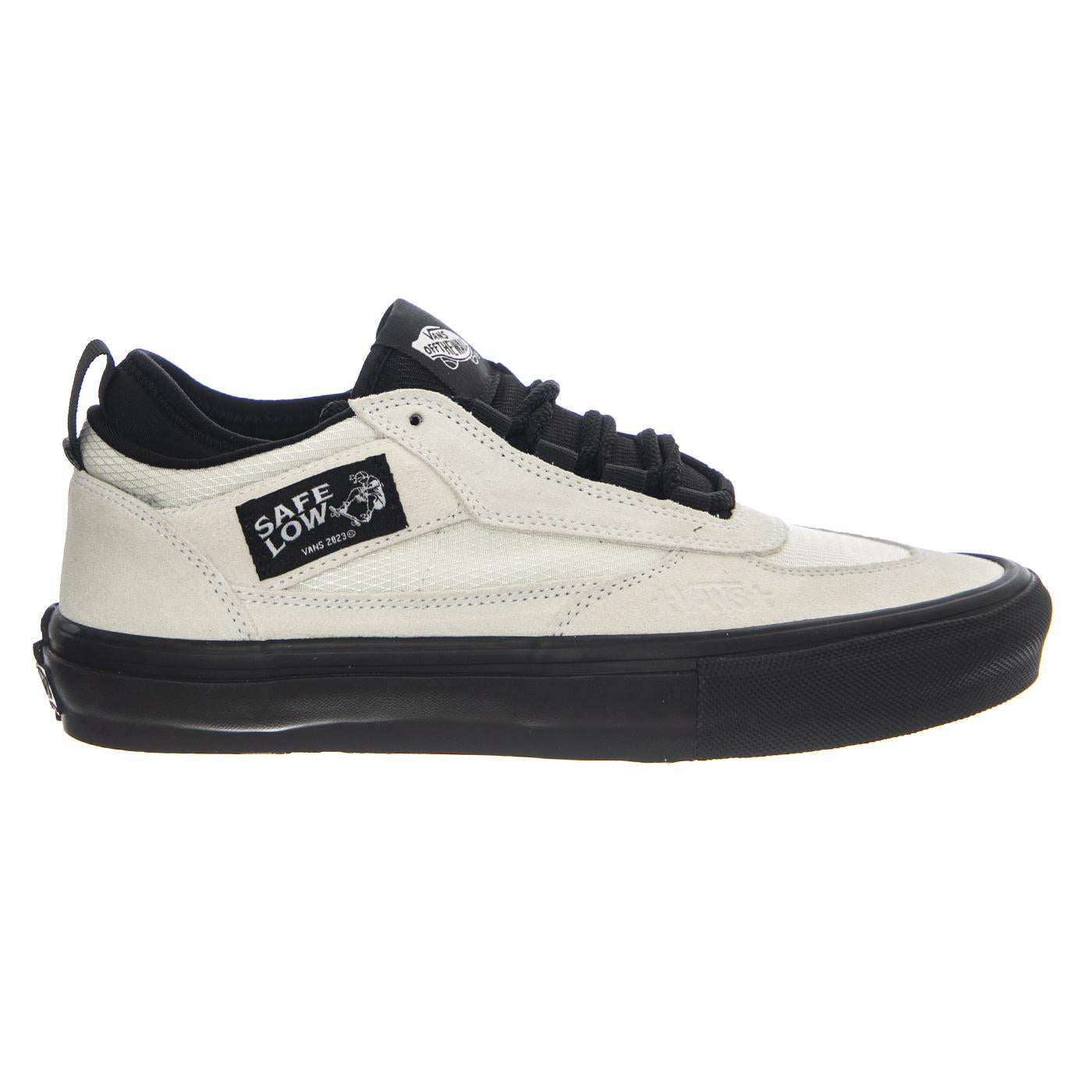 Vans Skate Safe Low Atiba Bone White/Black - Scarpe Stringate Uomo Bianche VN000EEHBWI1 . VANS 