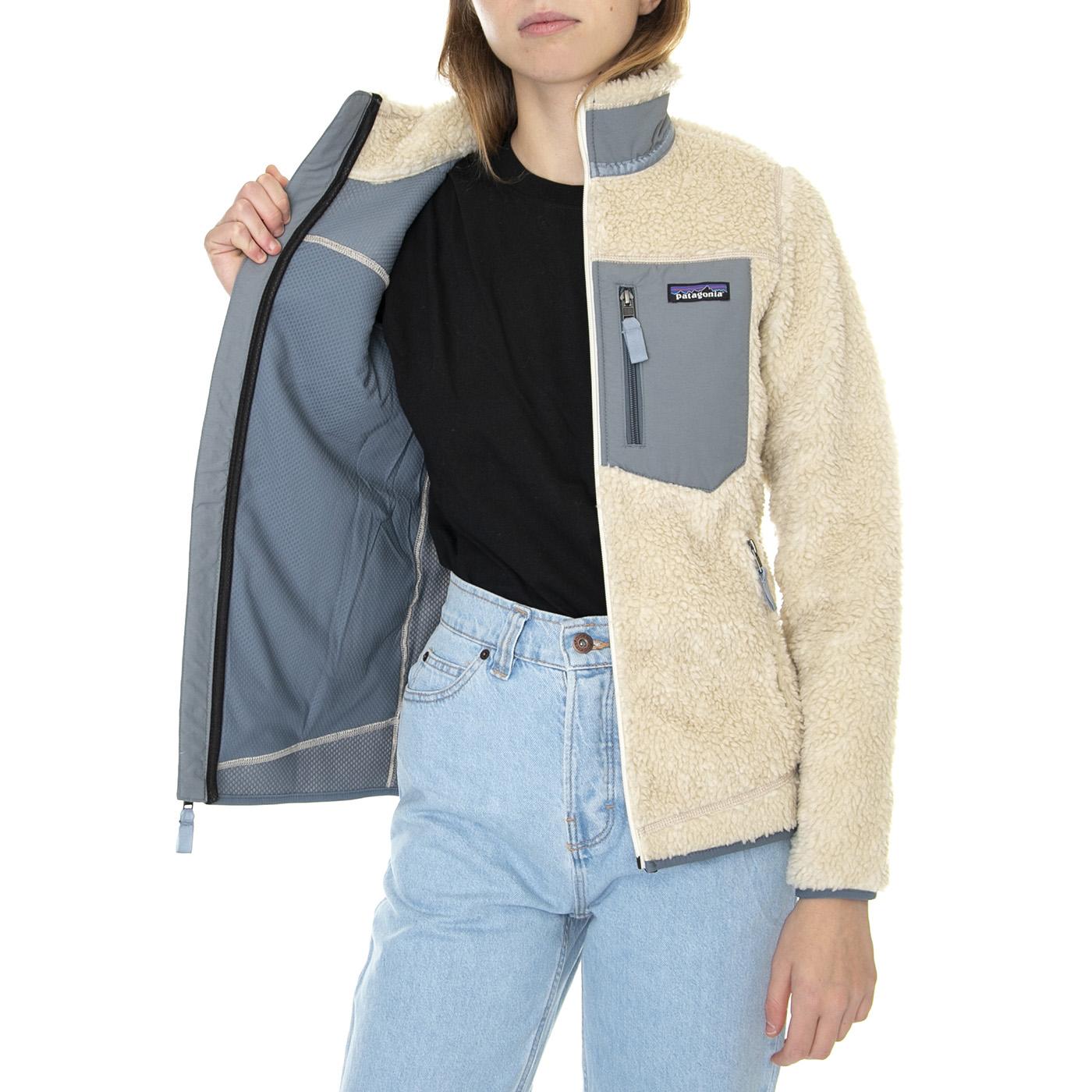 W's Classic Retro-X Jacket Dark Natural w/Plume Grey - Giacca Invernale Donna Beige 23074-DNPG  PATAGONIA 