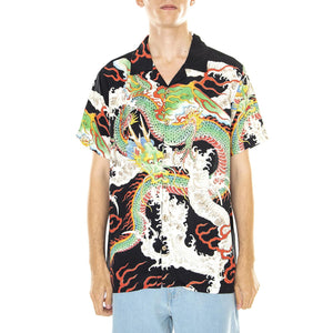 M' Walter Dragon Shirt AOP XXL - Camica Maniche Corte Uomo Multicolore SHT0054AOP  DOOMSDAY 
