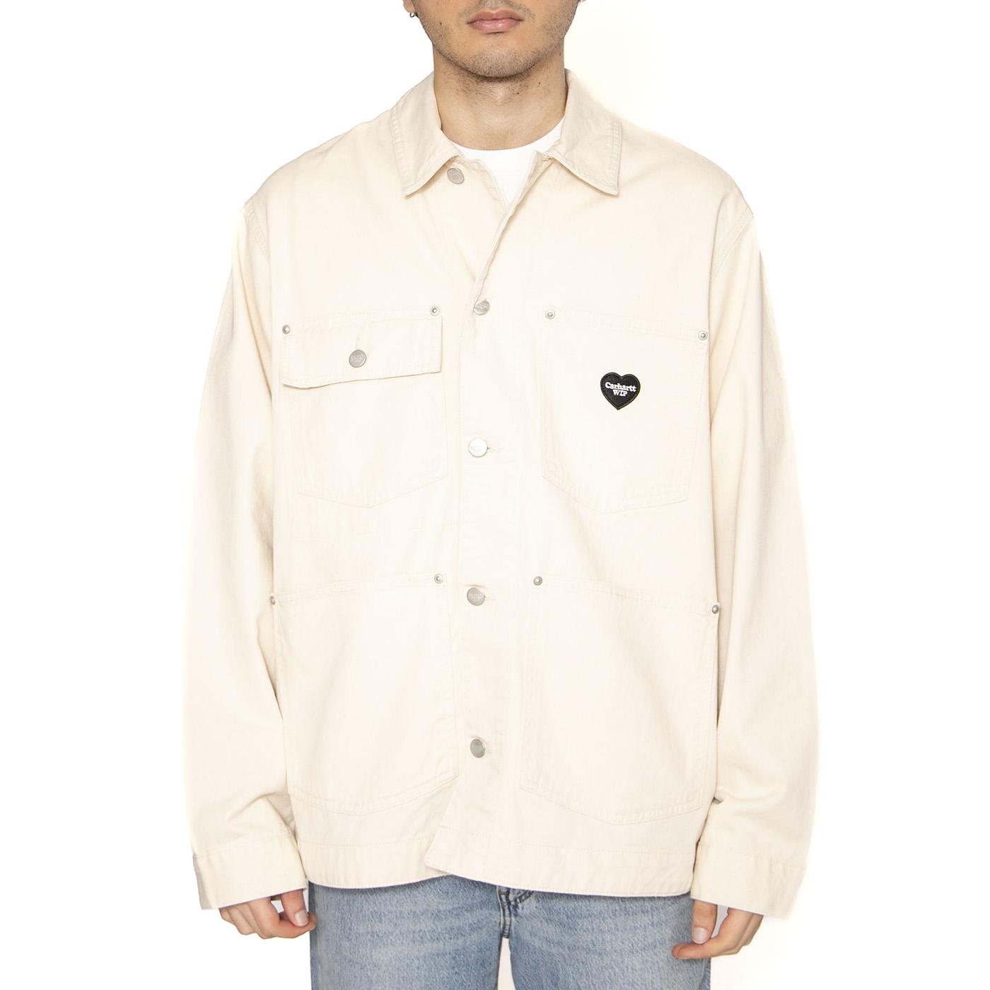 Drewe Chore Coat Natural - Giacca Uomo Bianca I034823.0502  CARHARTT WIP 