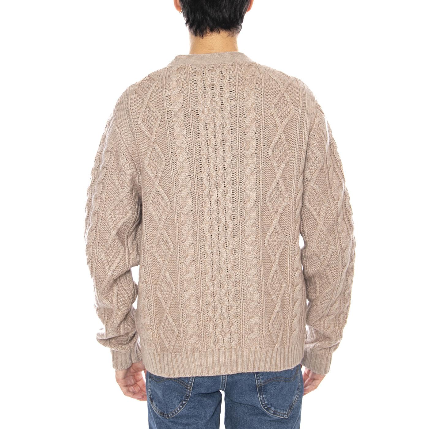 Valencia Cardigan Fungi Heather Neutral - Cardigan Uomo Beige 003B5-0004  LEVIS 