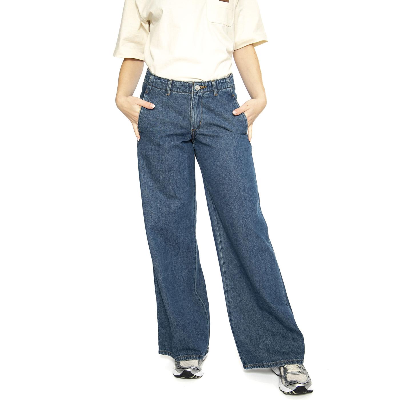XL Chino Blacks - Pantaloni Denim Jeans Donna Blu A8700-0005 . LEVIS 