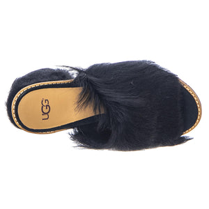 Womens Rosa Fluff Heel Lantana Black Sandals UGSROSAFHBK1095390W  UGG 
