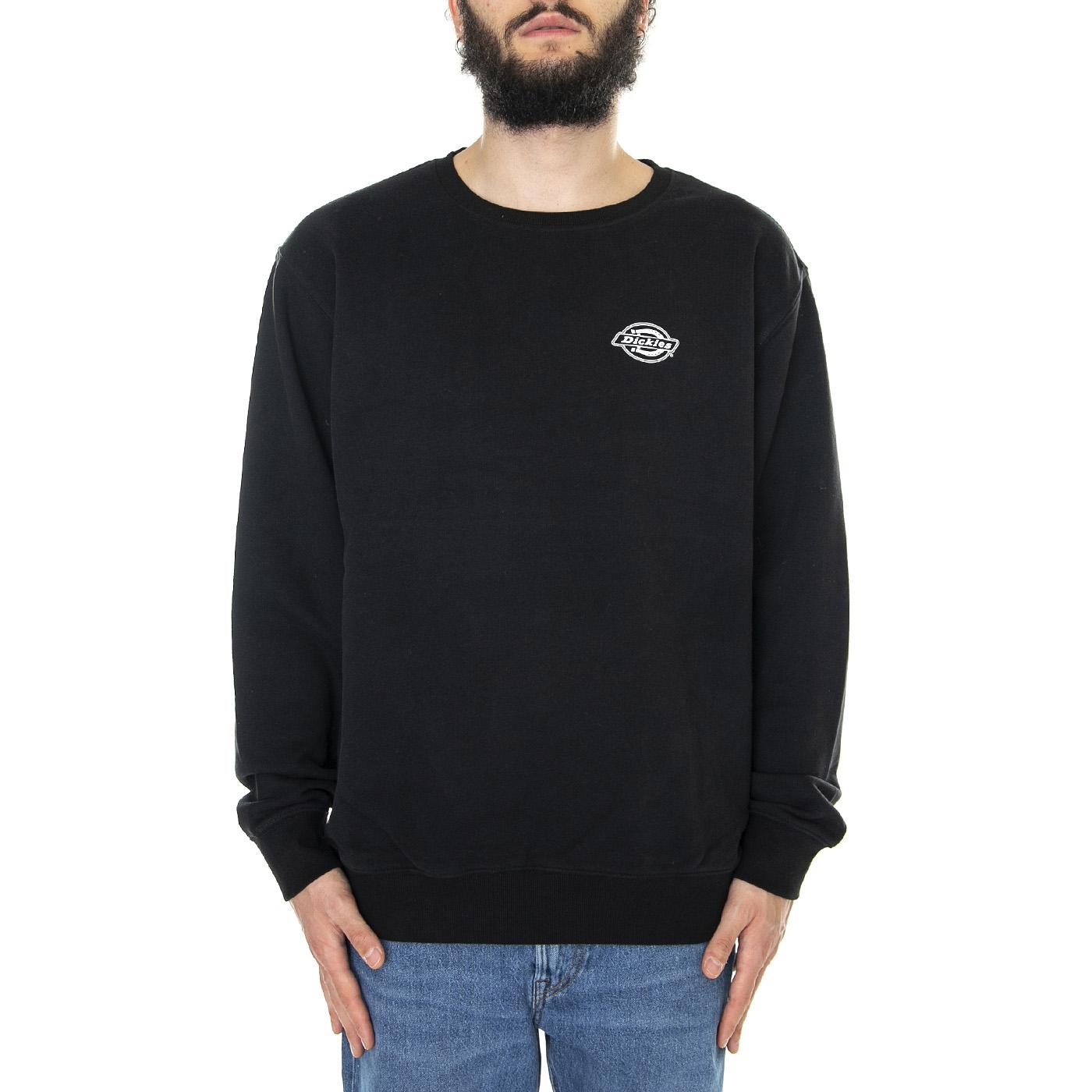 Holtville Sweatshirt Black - Felpa Girocollo Uomo Nera DK0A4Y3BBLK1  DICKIES 