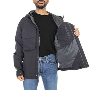 M's Isthmus Utility Jacket Ink Black - Felpa Invernale con Cappuccio Uomo Nera 26505-INBK  PATAGONIA 