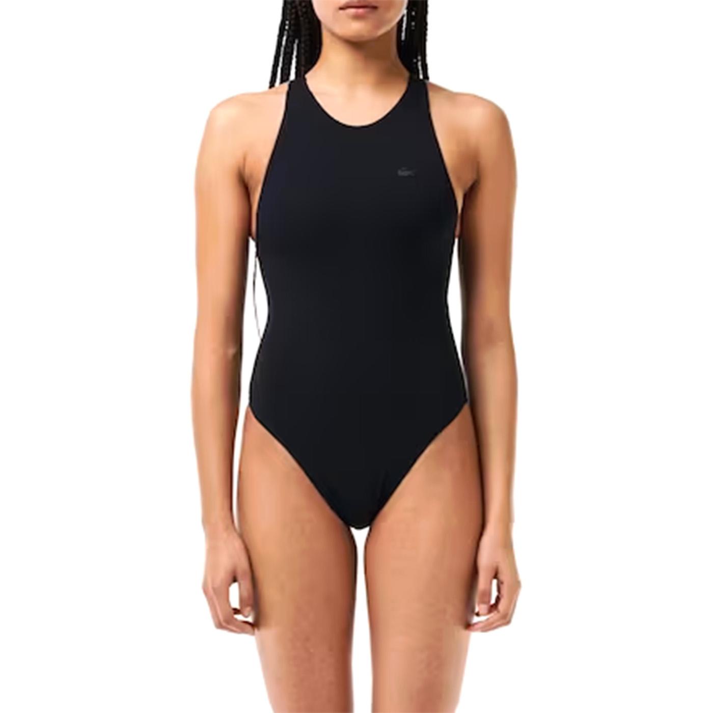 Costume 031 Black Swimsuit - Costume da Bagno Intero Donna Nero MF5636-031  LACOSTE 