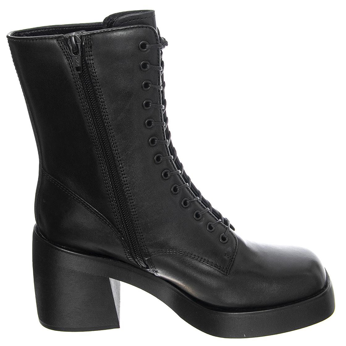 Brooke Cow Leather Black - Stivaletti Profilo Medio Donna Neri VBS5044-101-20  VAGABOND 