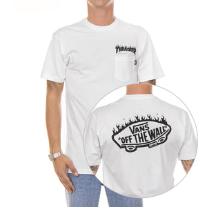 MN THRASHER SS TEE White VA36M3WHT  VANS 