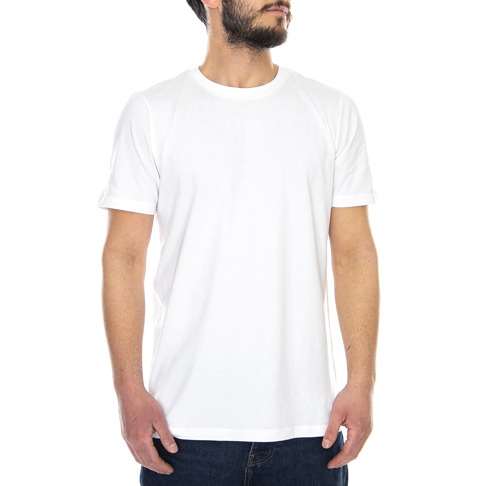 Standard T-Shirt - White / Blue - Maglietta Girocollo Uomo Bianca / Blu I020460.904.00.03  CARHARTT WIP 