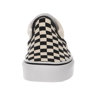 UA CLASSIC SLIP-ON P Blk WhtChcke V0018EBWW  VANS 