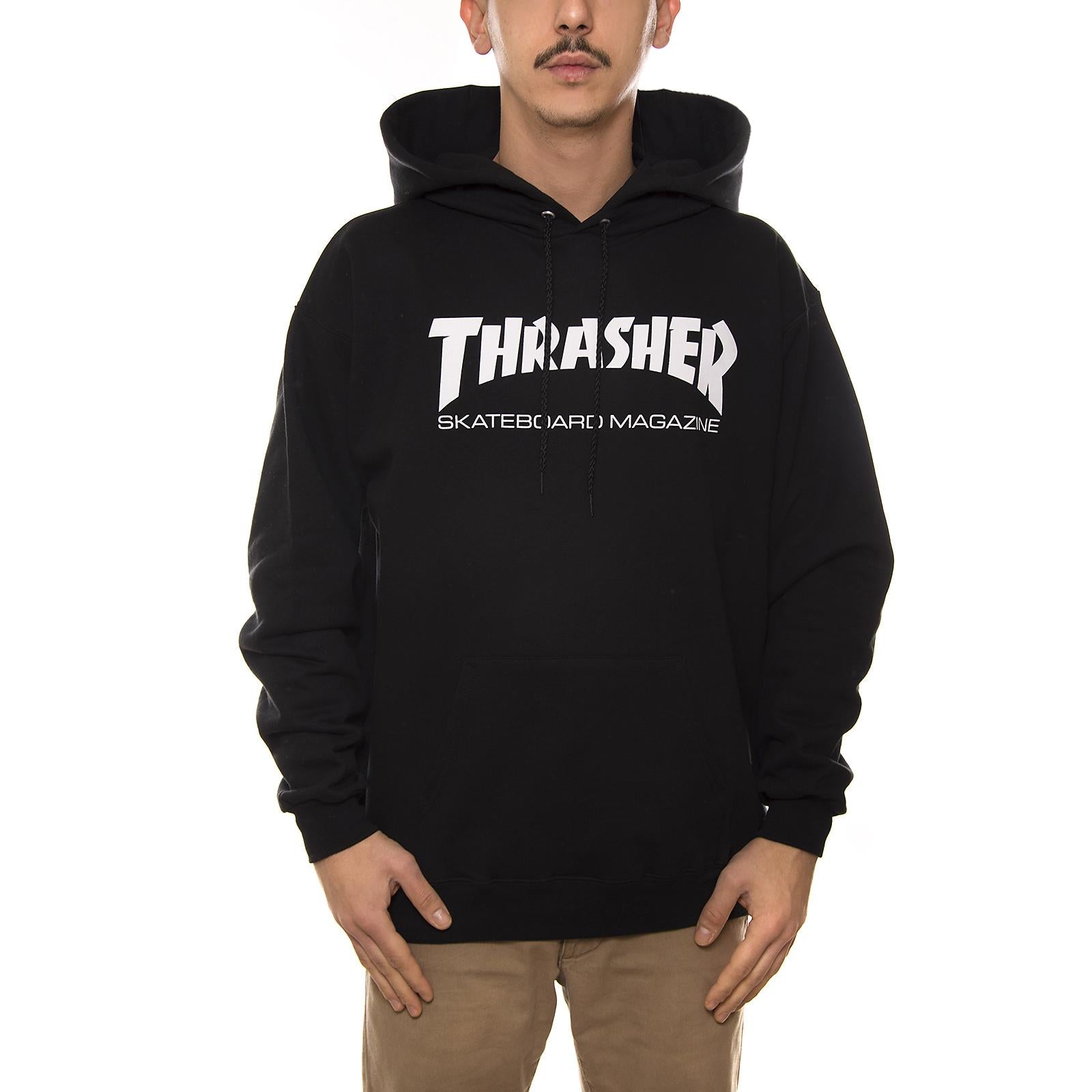 SKATE MAG HOOD BLACK 312671 BLK  THRASHER 