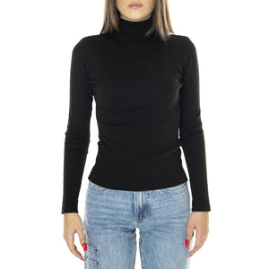 Black Rib Aine L/S Top - Maglietta Maniche Lunghe Donna Nera WTP00148  THINKING 