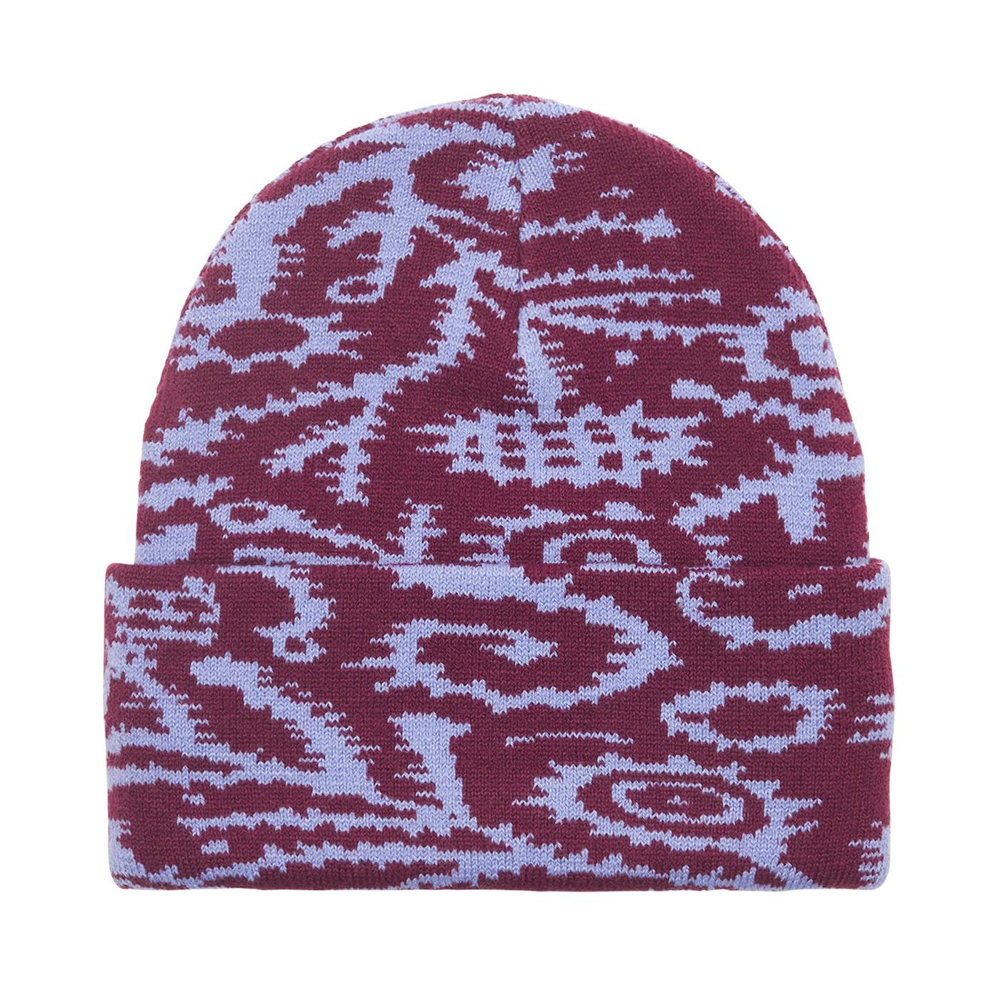 Magnolia Beanie Beetroot / Multi - Cappellino in Maglia Rasata Multicolore 100030196 BET OBEY 