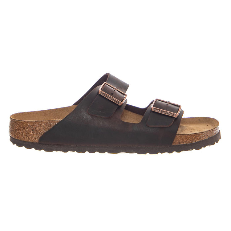 Arizona Oiled Leather Narrow Fit Habana - Sandali Uomo Marroni 052533 HBN BIRKENSTOCK 