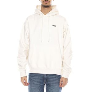 OBEY Quarter Icon Fleece -- Felpa con Cappuccio Uomo Beige / Moonstruck 112844239 UBL OBEY 
