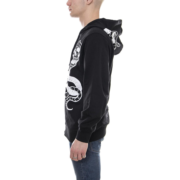 ZIP HOODY SERPENT BLK HDY0024BLK  DOOMSDAY 