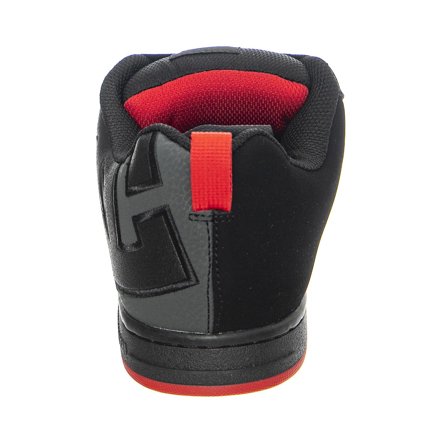 M' Court Graffik Black / Grey / Red - Scarpe Stringate Profilo Basso Uomo Nere US 12 ADYS100442  DC 