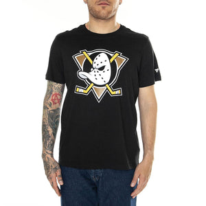 Anaheim Ducks Primary Logo Graphic T-Shirt black - Maglietta Girocollo Uomo Nera 108M-127A-2BD-6GZ  FANATICS 