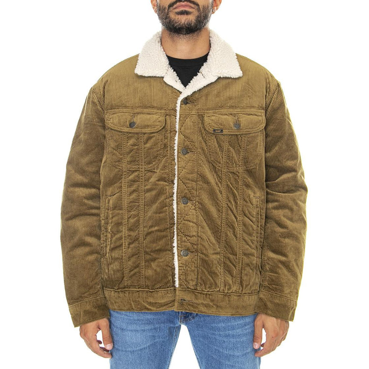 Sherpa jacket Tumbleweed-L87AQEDH - Giacca Invernale in Velluto Uomo Marrone 112321555  LEE 