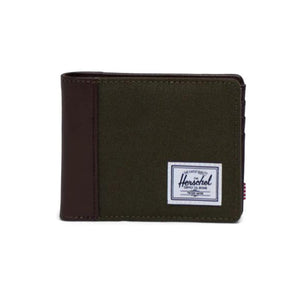 Hank Wallet Green / Chicory Coffee - Portafogli Multicolore 30068-04488-OS  HERSCHEL 