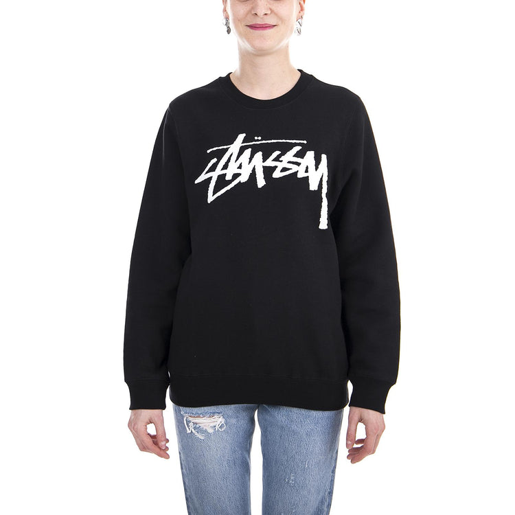 OLD STOCK CREW BLACK 2911093-BLACK  STUSSY 