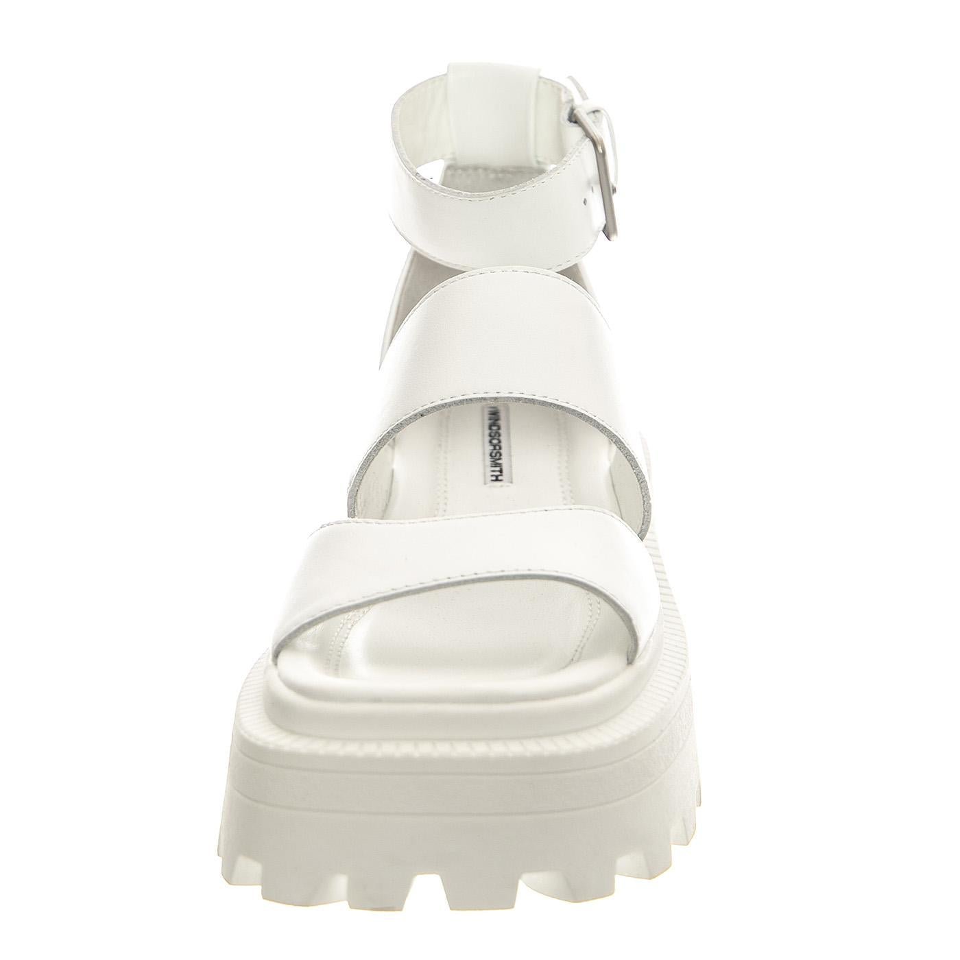 Reveal White Leather - Sandali Donna Bianchi WSSREVEAL-WHI  WINDSOR SMITH 