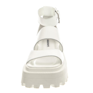 Reveal White Leather - Sandali Donna Bianchi WSSREVEAL-WHI  WINDSOR SMITH 