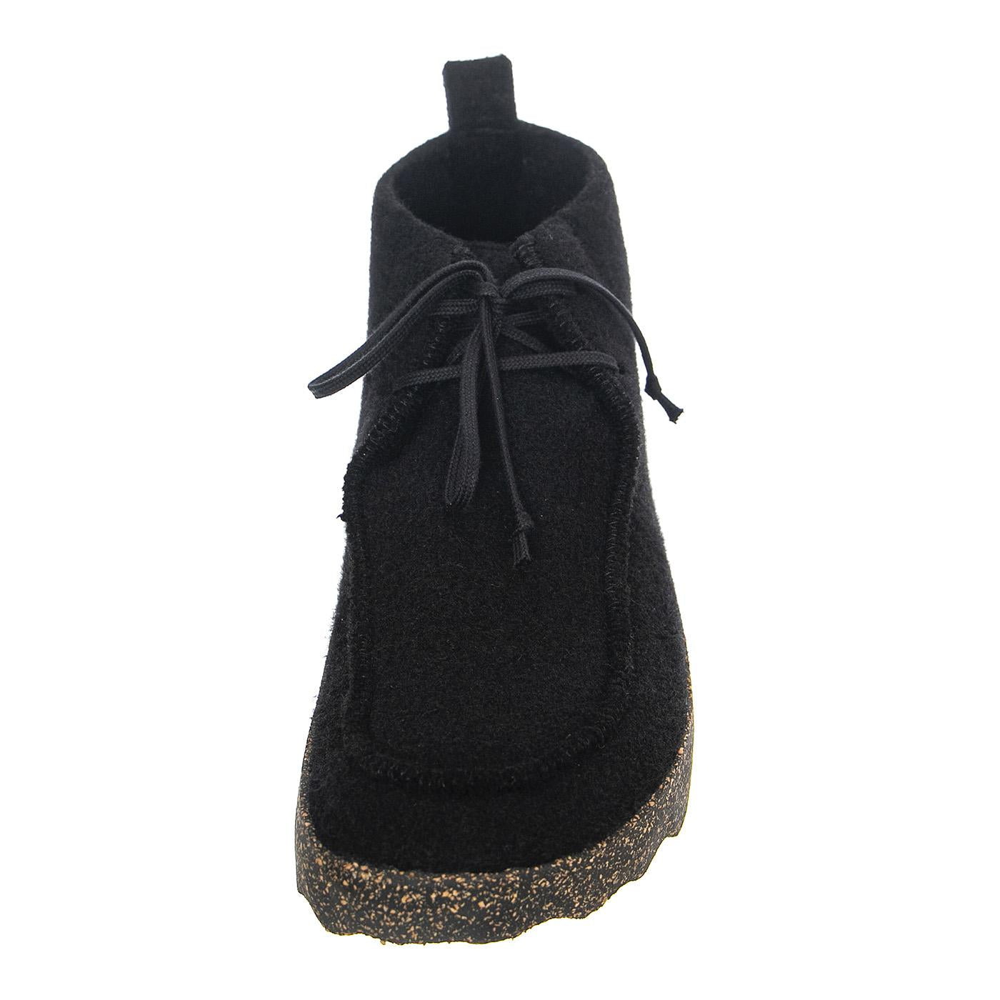 City Line Tweed Felt 925 Black - Scarpe Stringate Profilo alla Caviglia Donna Nere P018135004  ASPORTUGUESAS 