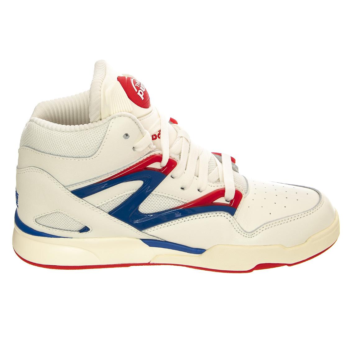 Pump Omni Zone II - Scarpe Stringate Profilo Alto Uomo Bianche / Multicolore HR0035  REEBOK 