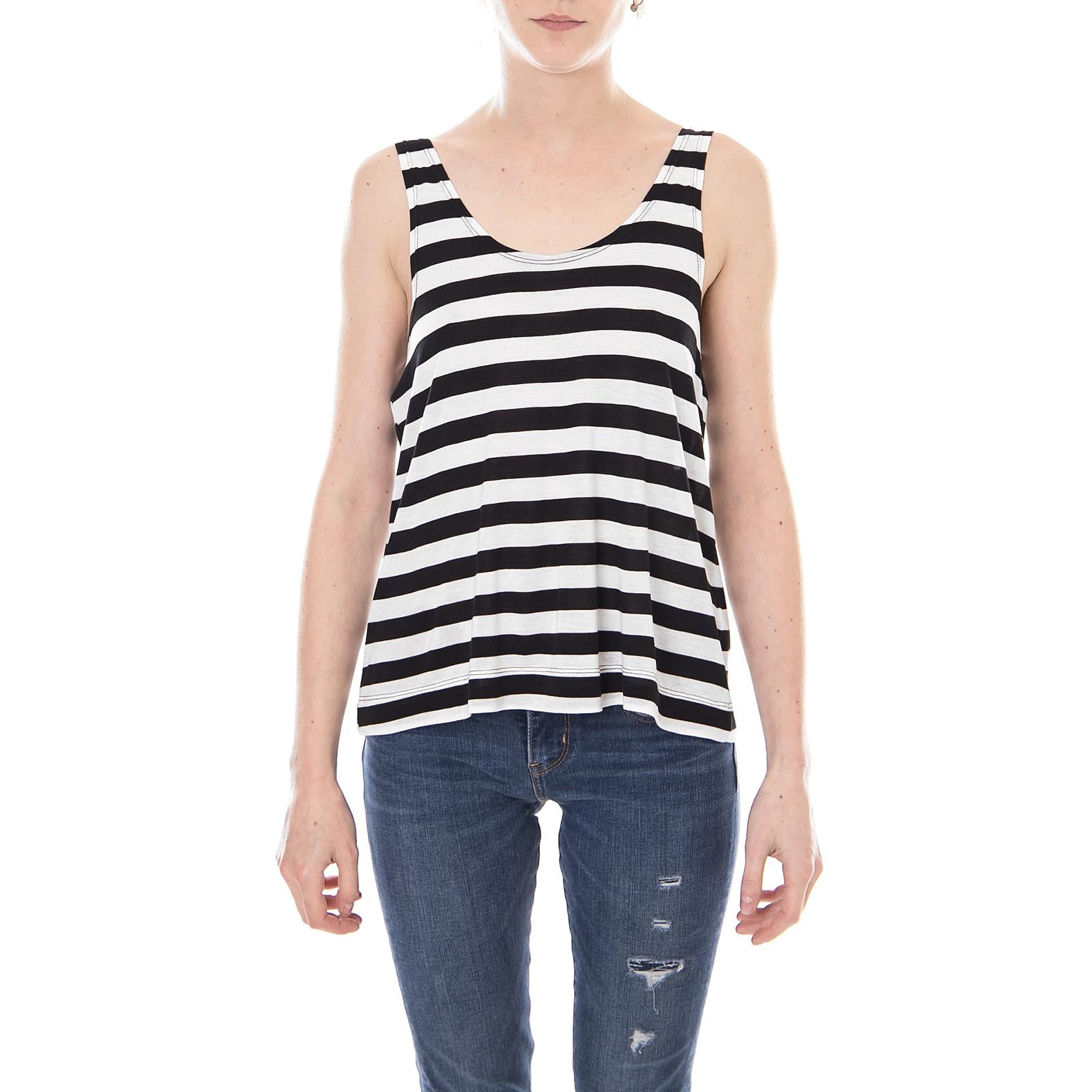 Zora Singlet Black Stripe 1631137-144  DR. DENIM 
