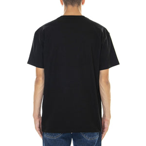 S/S CHASE T-SHIRT BLACK / GOLD - Maglietta Girocollo Uomo Nera I026391 00FXX CARHARTT WIP 