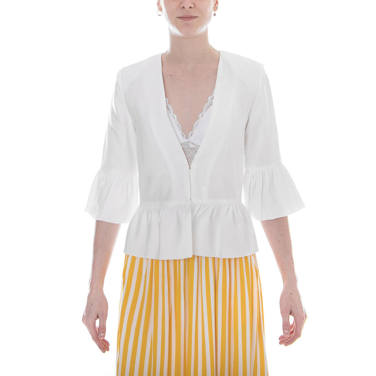 Leisa - Giacca Estiva Donna Bianca 120291_4  MINIMUM 