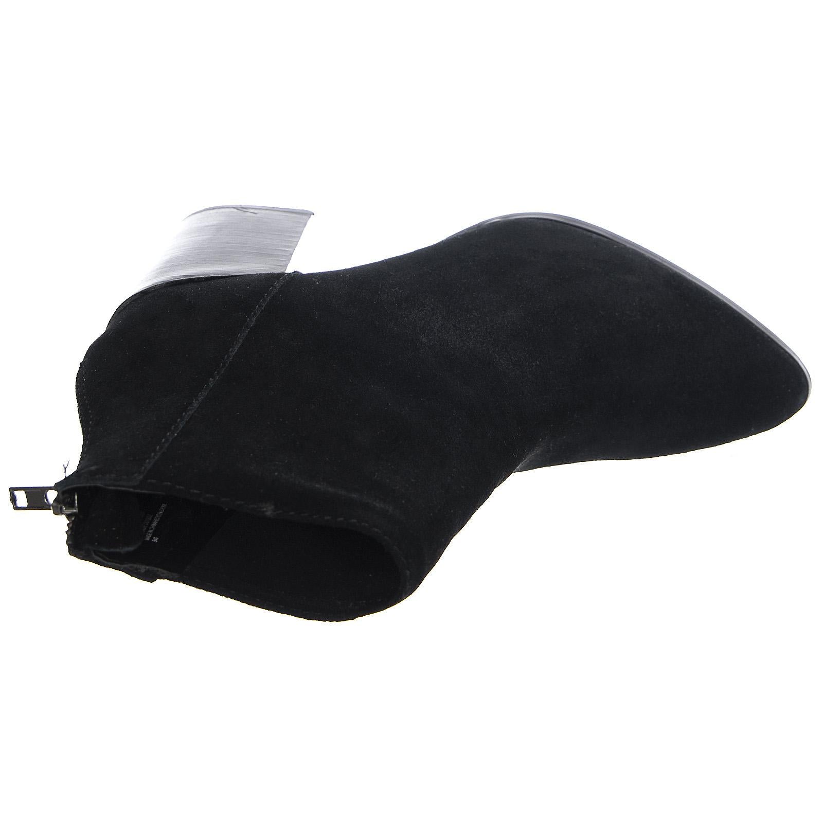 Jamesie Ankle Boots - Black Suede - Stivaletti alla Caviglia Donna Neri JAME02S1-BLK SUEDE  STEVE MADDEN 