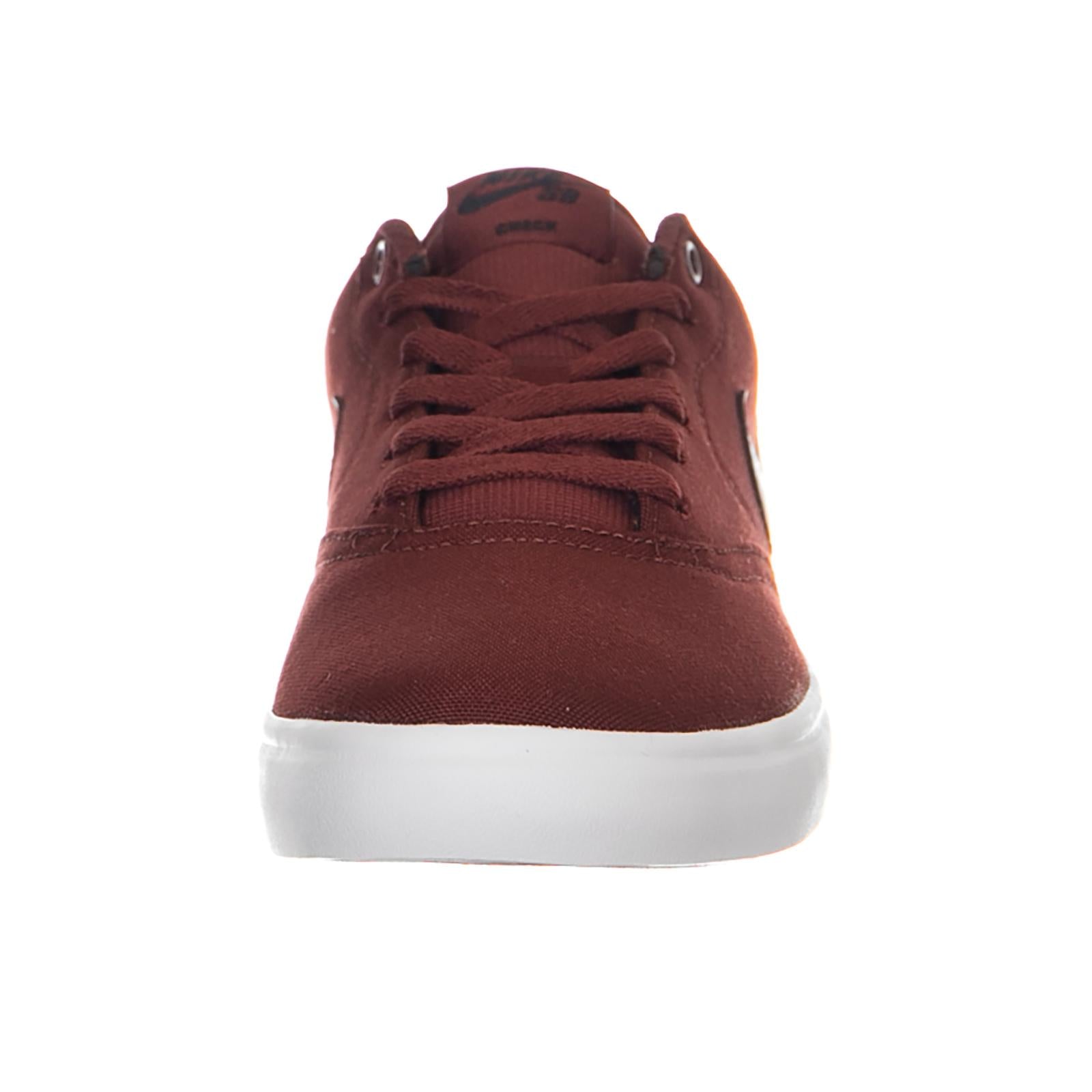 SB Check Solarsoft Canvas Dark Team Red / Black - White 843896-611  NIKE 