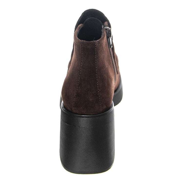 Brooke Cow Suede Espresso - Stivaletti Profilo alla Caviglia Donna Marroni VBS5244-140-36  VAGABOND 