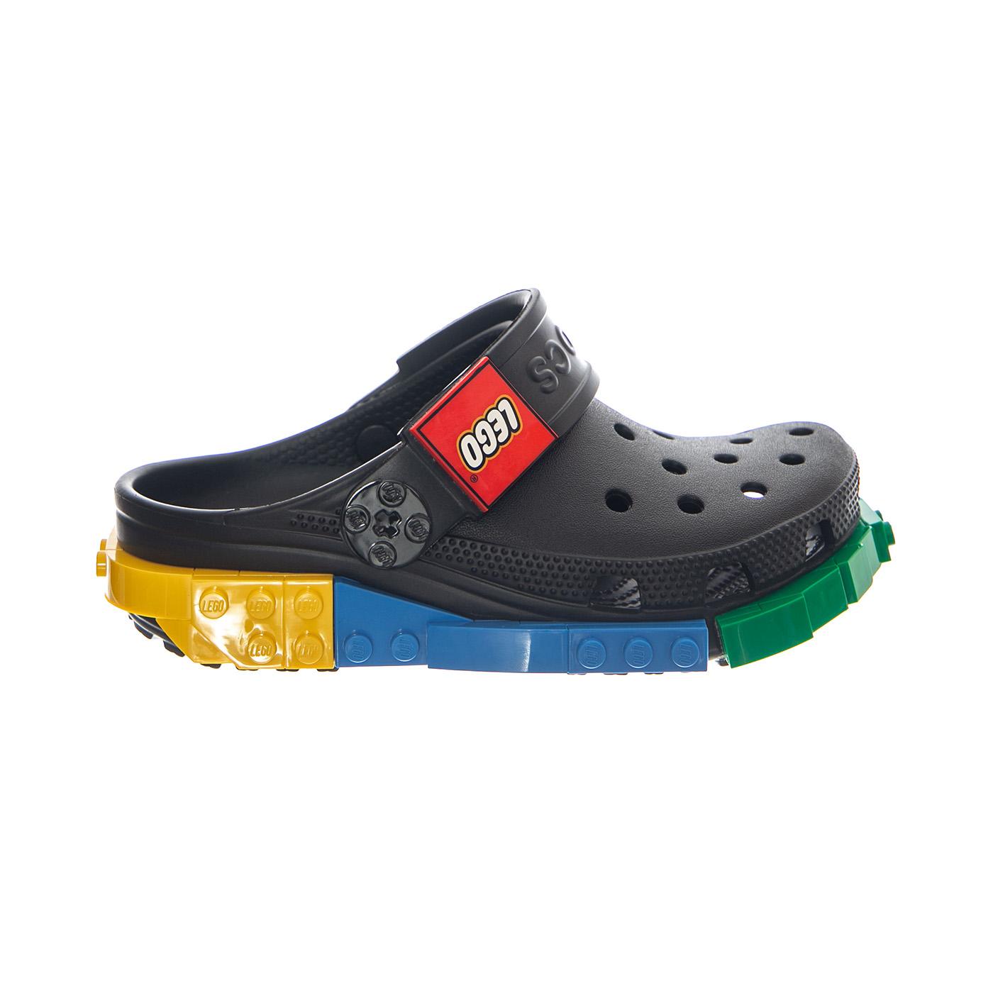 4LW System Clog K Black - Sandali Bambini Neri / Multicolore CR.211874 BLK CROCS 